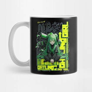 anime girl // gatling girl Mug